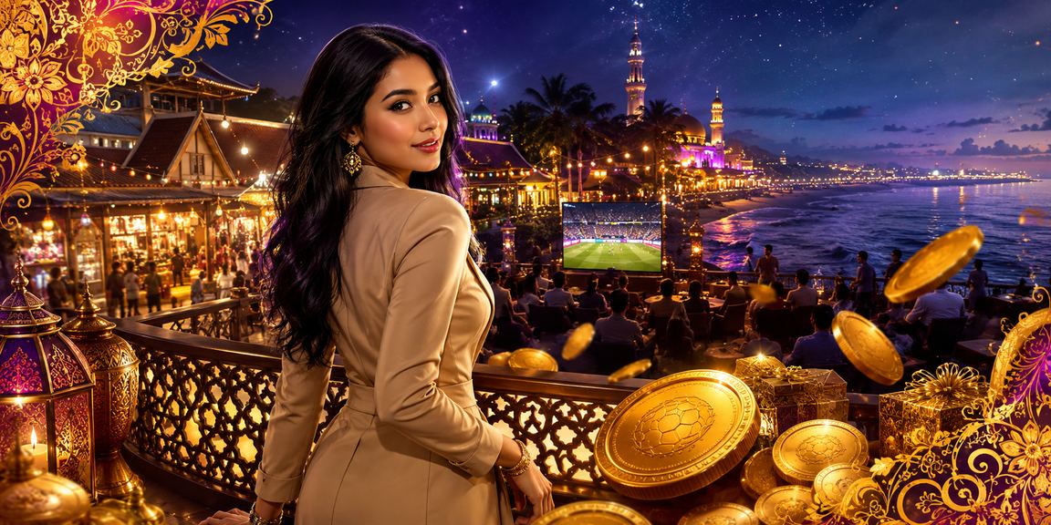 Suasana hiburan loteri dan kasino bergaya batik di Kota Bharu dengan paparan nombor cabutan