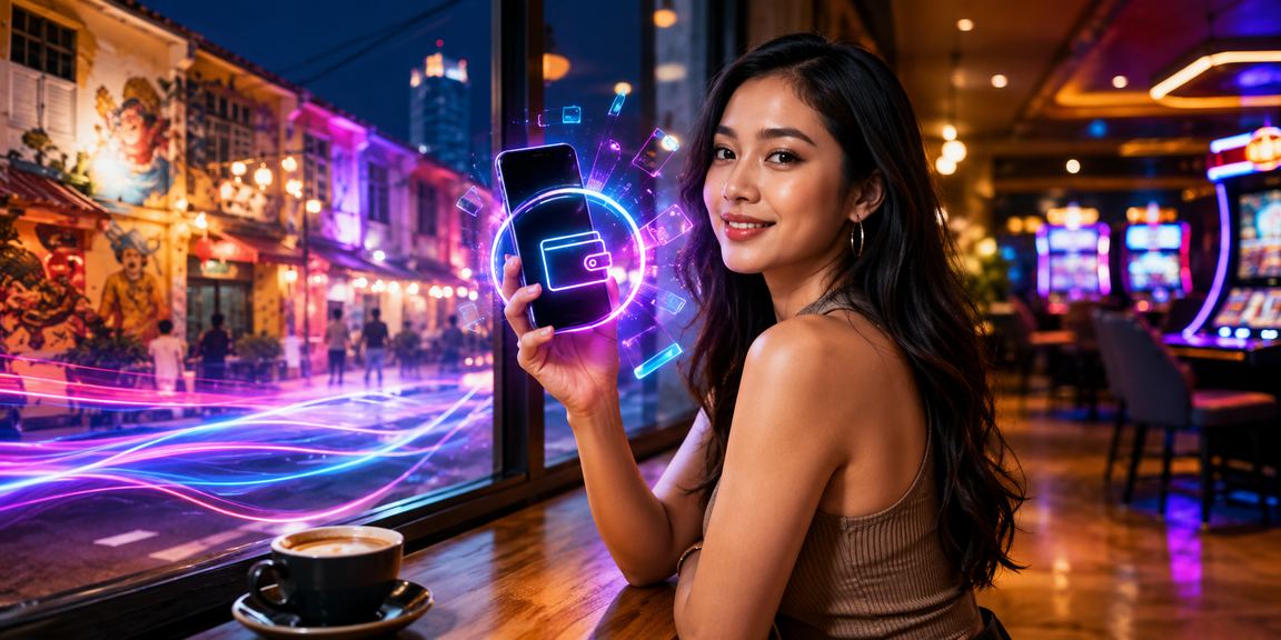 Pemain Penang mengakses meja poker cat4 pada telefon mudah alih dengan antara muka yang responsif